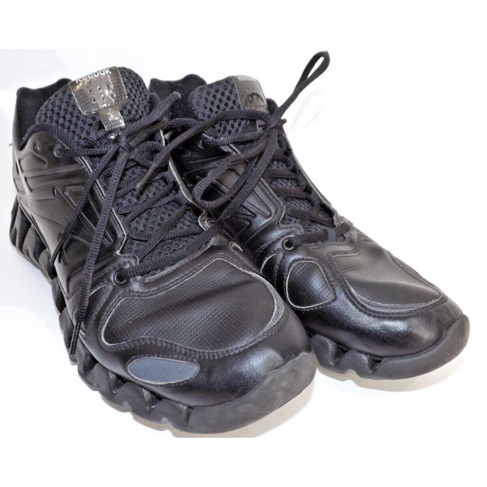 Reebok Zigtech 023501 - 611‎ Black Referee  Running trail Shoes - Men's size 11